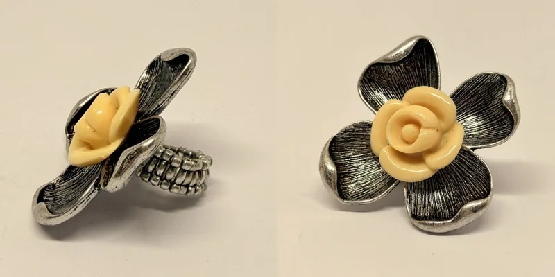 Anel dourado com textura de corda torcida — ref. ANL0061A